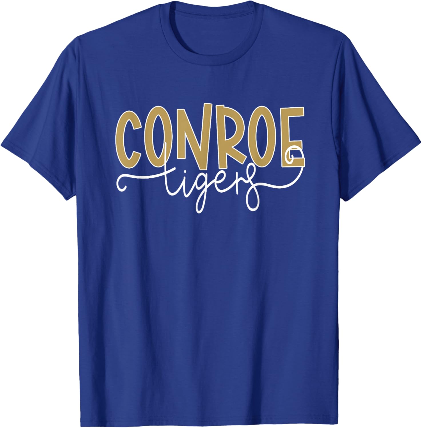 Conroe High School Tigers T-Shirt - T-Shirt | Royal