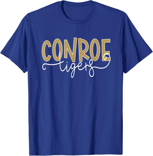 Conroe High School Tigers T-Shirt - T-Shirt | Royal