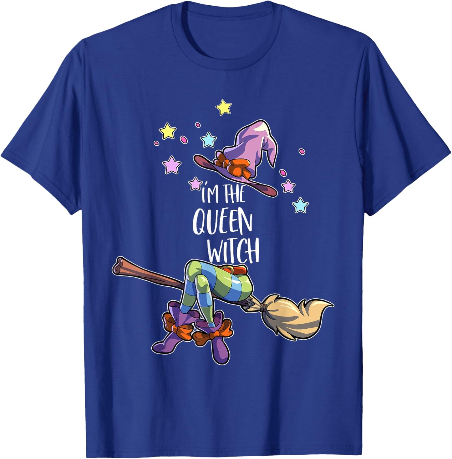 Queen Witch Halloween Group Matching Halloween T-Shirt - T-Shirt | Royal