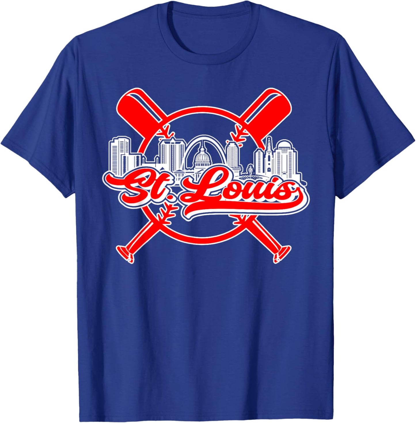Vintage St. Louis Baseball T-Shirt - T-Shirt | Royal