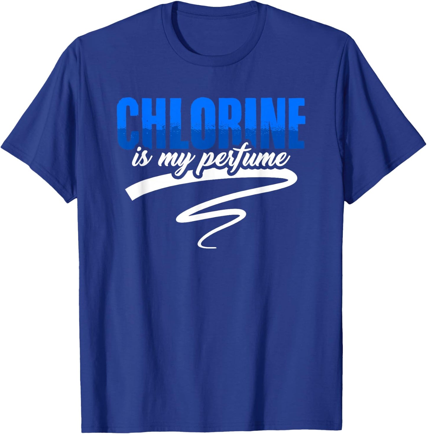 Pool Cleaning Maintenance Staff Chlorine Tester T-Shirt - T-Shirt | Royal