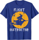 Flight Instructor Witch Halloween T-Shirt - T-Shirt | Royal