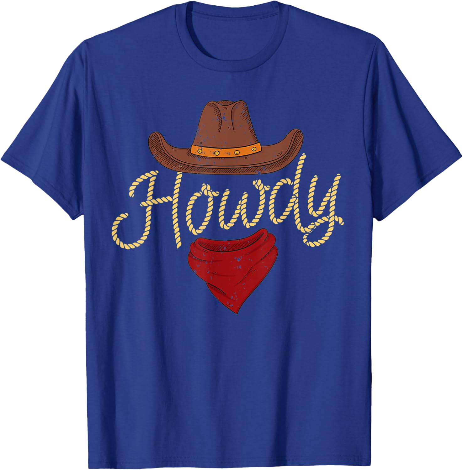Howdy Cowboy T-Shirt - T-Shirt | Royal