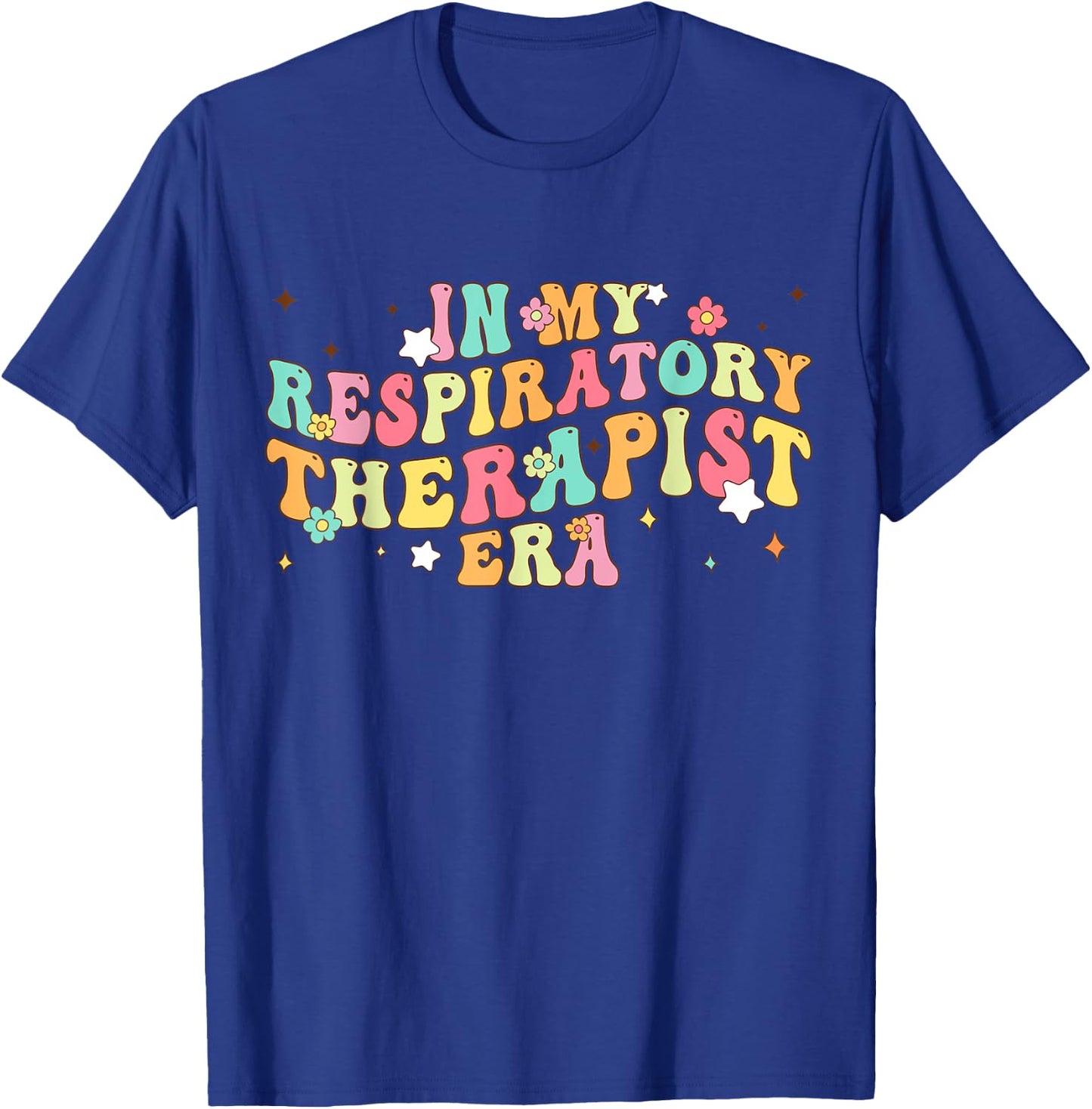 Retro In My Respiratory Therapist Era Pulmonologist RT Nurse T-Shirt - T-Shirt | Royal