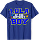 Lola Of The Birthday Boy Fishing Theme Bday Celebration T-Shirt - T-Shirt | Royal