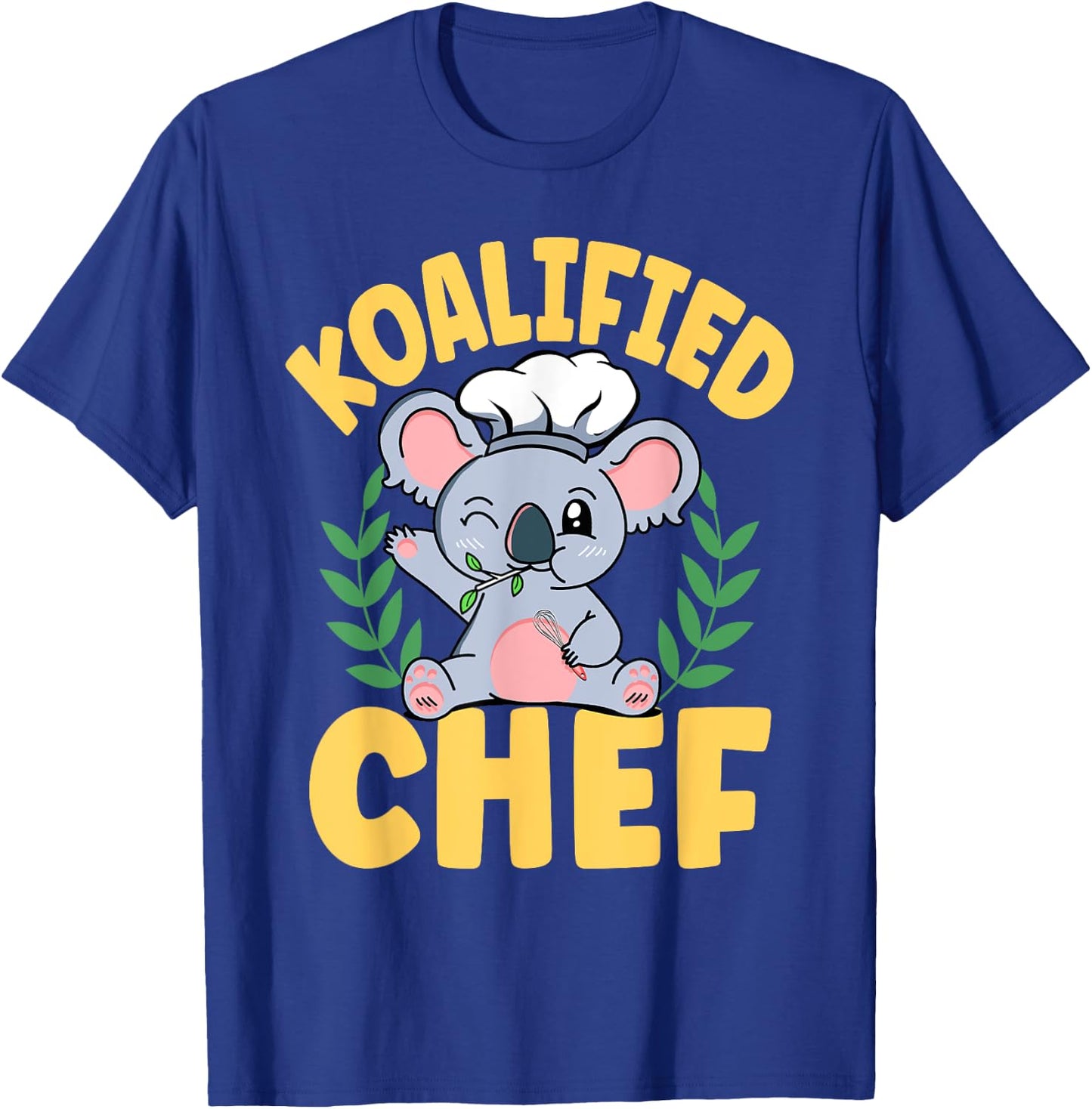 Cute Australian Animal Koala Bears Koalified Chef T-Shirt - T-Shirt | Royal
