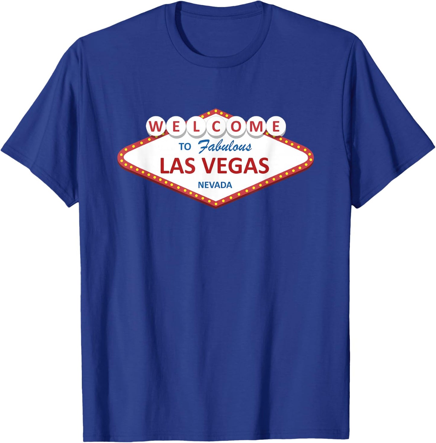 Las Vegas - Nevada - Aesthetic Design - Classic T-Shirt - T-Shirt | Royal
