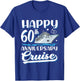 Happy 60th Anniversary Cruise Wedding 60 Years Old Couples T-Shirt - T-Shirt | Royal