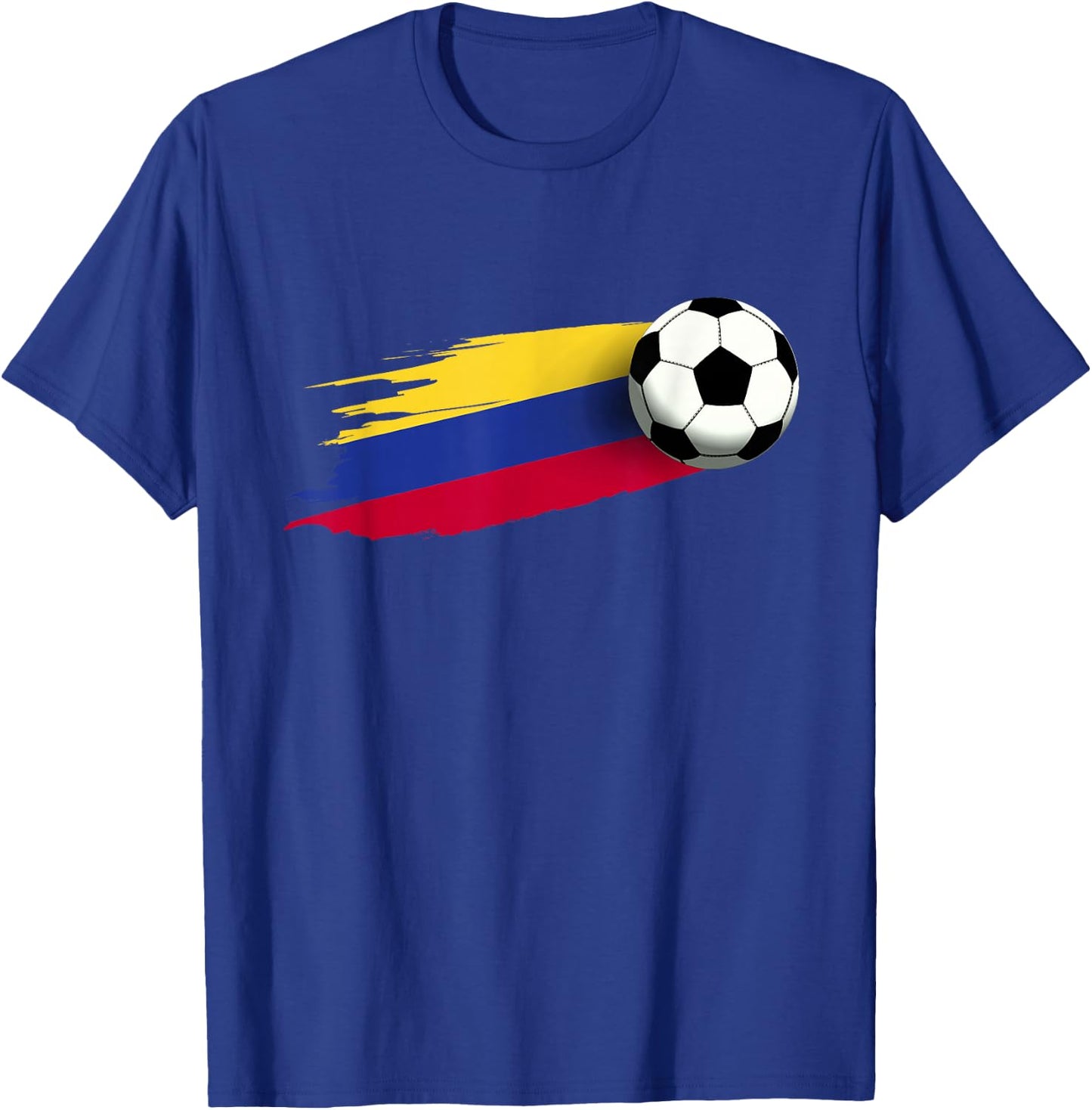 Colombia Flag Jersey Colombian Soccer Team Colombian T-Shirt - T-Shirt | Royal