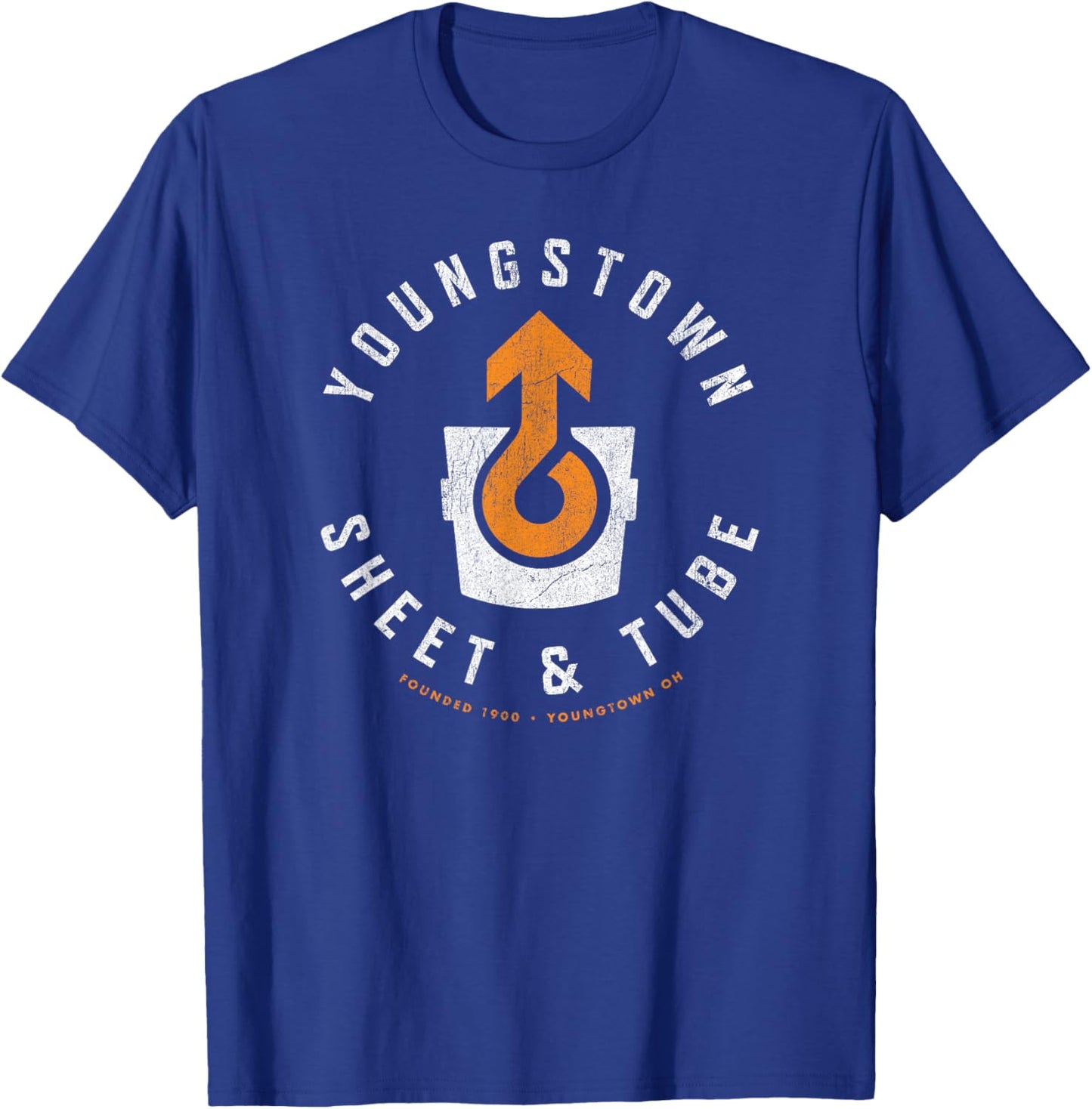Hometown Pride - Youngstown Sheet and Tube Vintage T-Shirt - T-Shirt | Royal