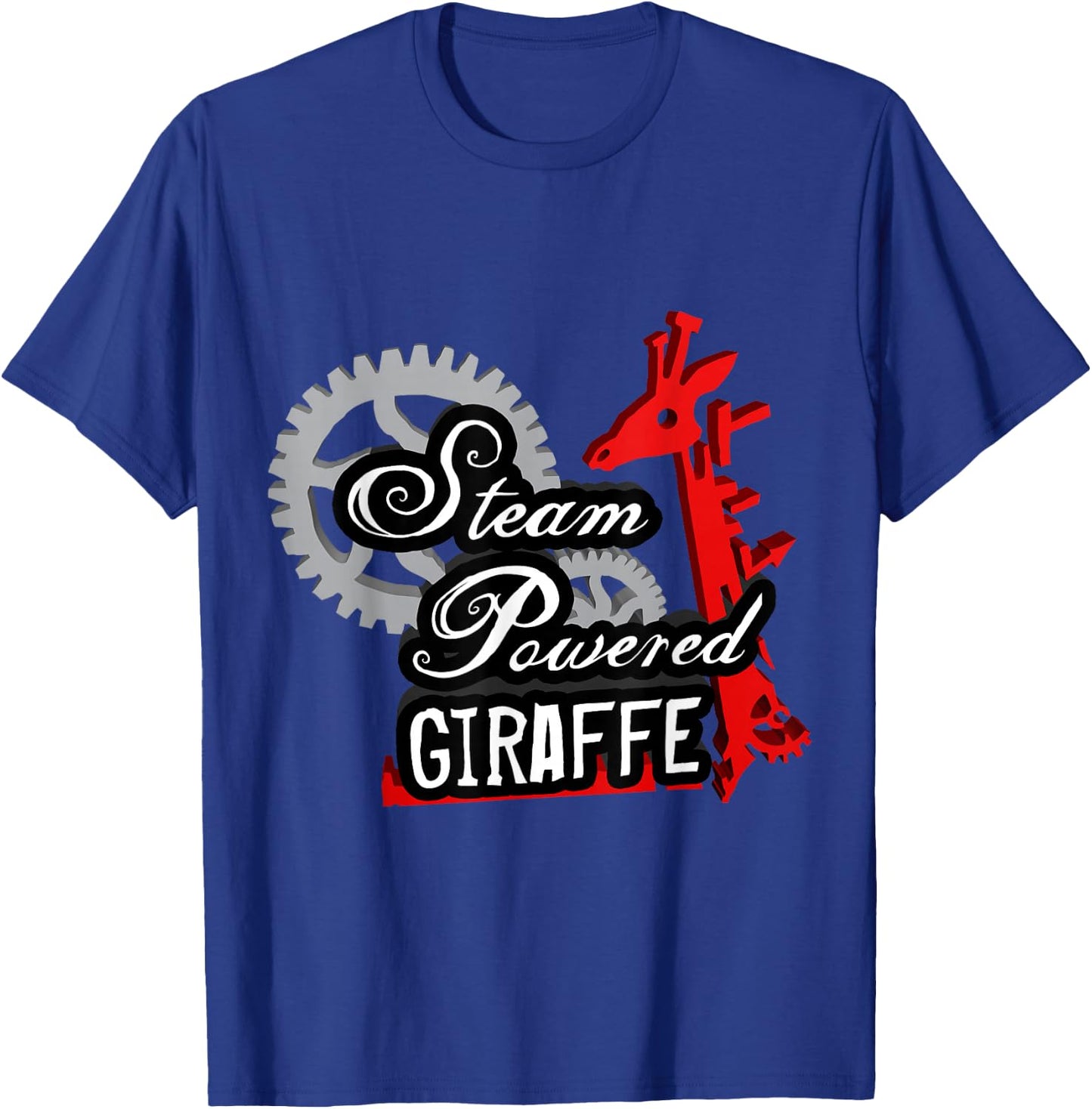 Steam Powered Giraffe Logo T-Shirt - T-Shirt | Royal