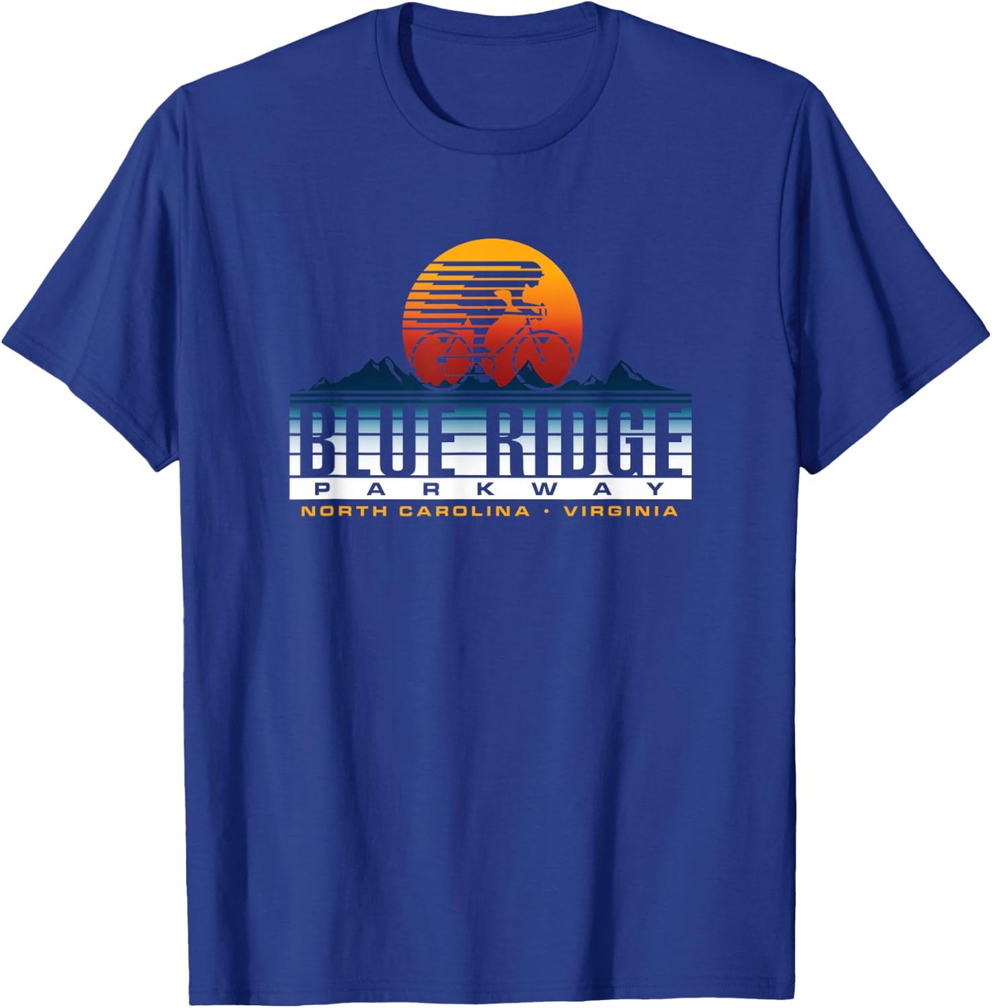 Blue Ridge Parkway National Park Biker T-Shirt - T-Shirt | Royal
