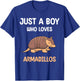 Armadillo Just A Boy Who Loves Armadillos Kids Boys Toddler T-Shirt - T-Shirt | Royal
