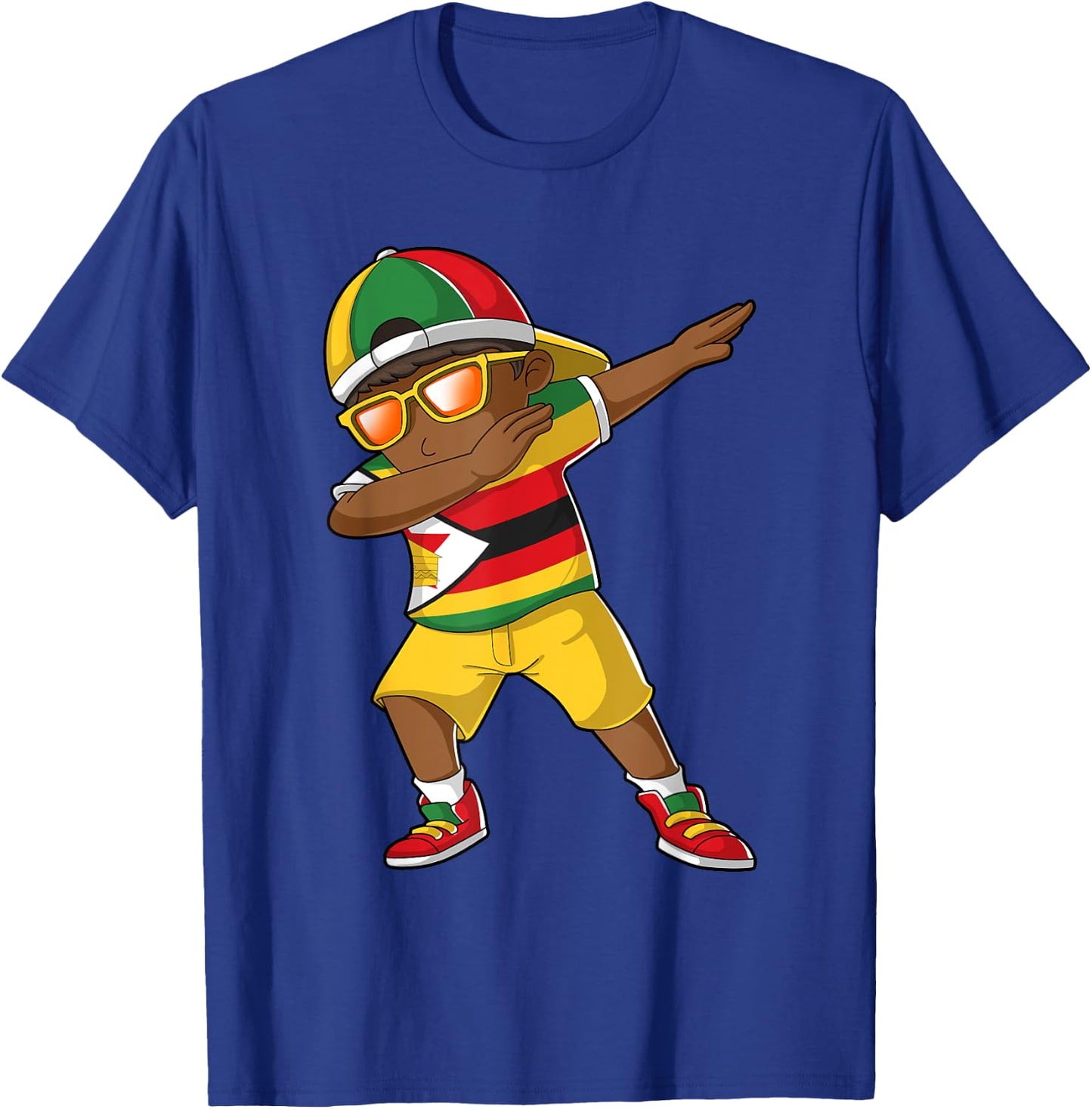 Zimbabwean Boy Zimbabwe Kid Patriotism Roots Heritage T-Shirt - T-Shirt | Royal