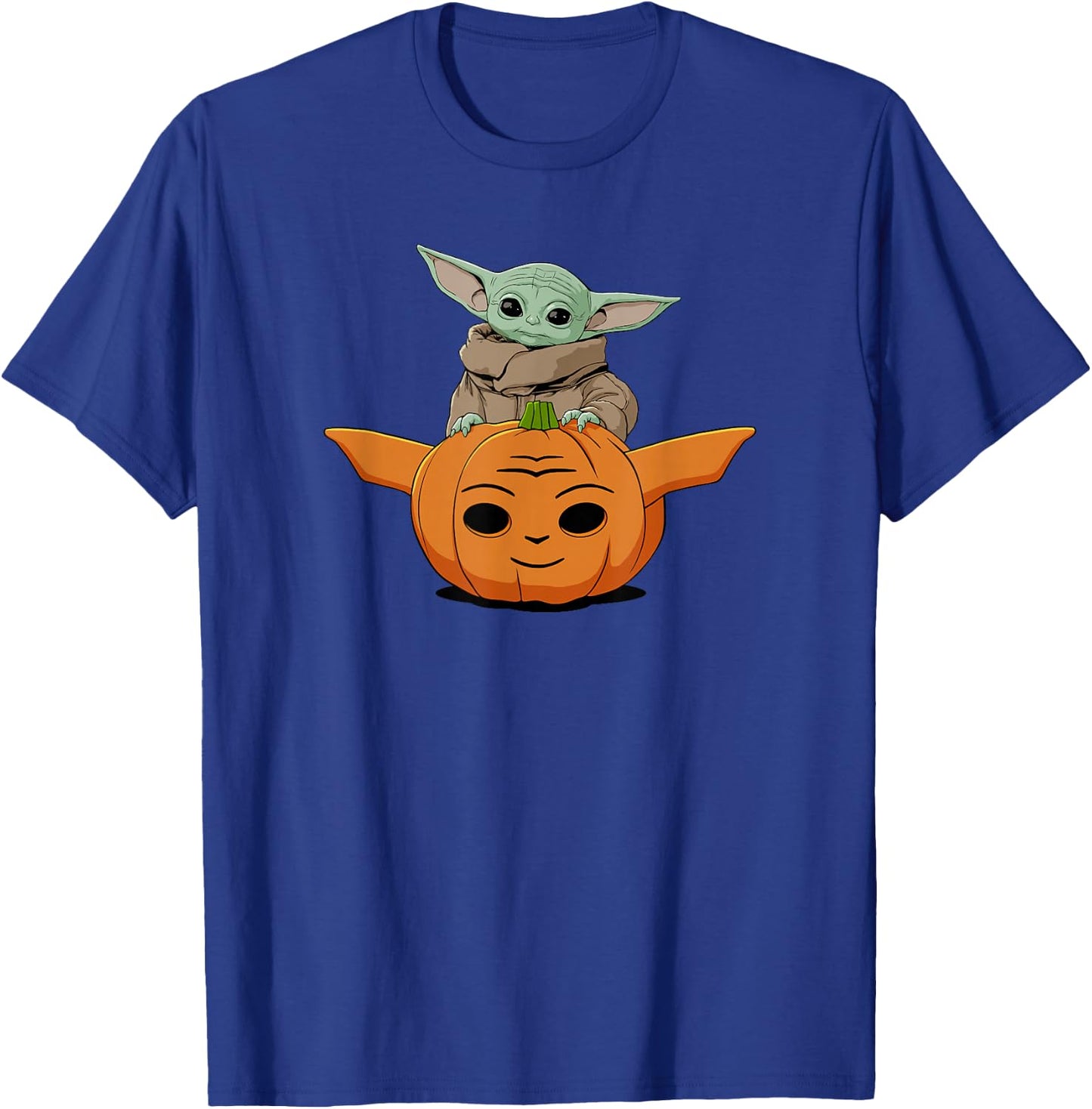 Star Wars: The Mandalorian Halloween Grogu Cute Pumpkin T-Shirt - T-Shirt | Royal
