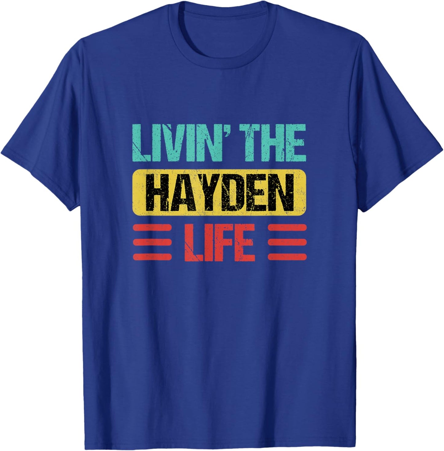 Hayden Name T-Shirt - T-Shirt | Royal