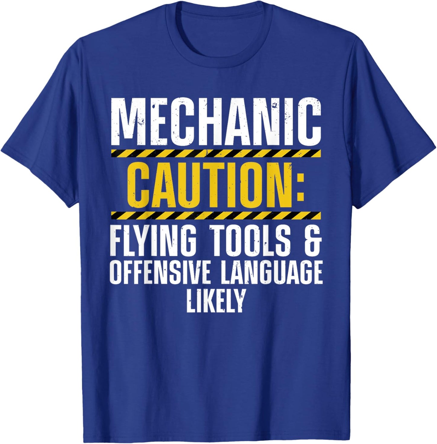 Funny Mechanic Art Drag Racing Garage Guy Enthusiast T-Shirt - T-Shirt | Royal