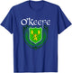 O'Keefe Surname Irish Clan Tartan Badge Ireland T-Shirt - T-Shirt | Royal