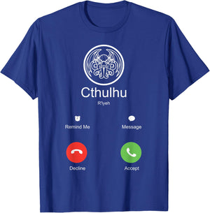 Death Call of Cthulhu Monster Mythos Goth Cthulhu T-Shirt - T-Shirt | Royal