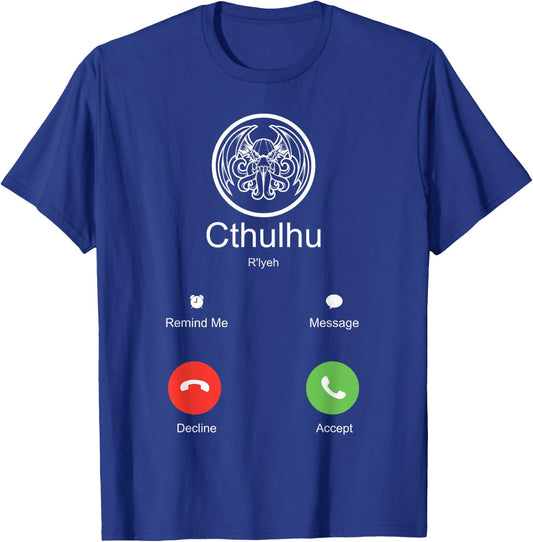 Death Call of Cthulhu Monster Mythos Goth Cthulhu T-Shirt - T-Shirt | Royal