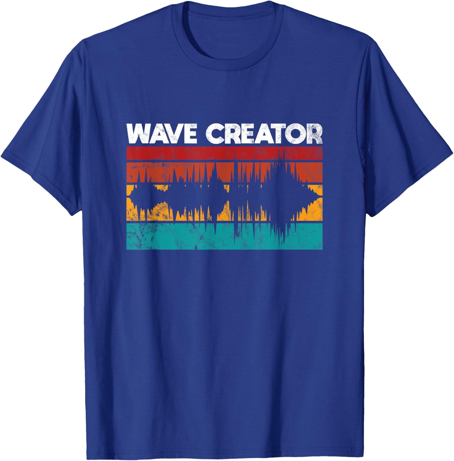Sound designer wave creator funny audio engineer T-Shirt - T-Shirt | Royal