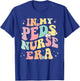 In My PEDS Nurse Era Retro Nurse Appreciation Pediatrician T-Shirt - T-Shirt | Royal