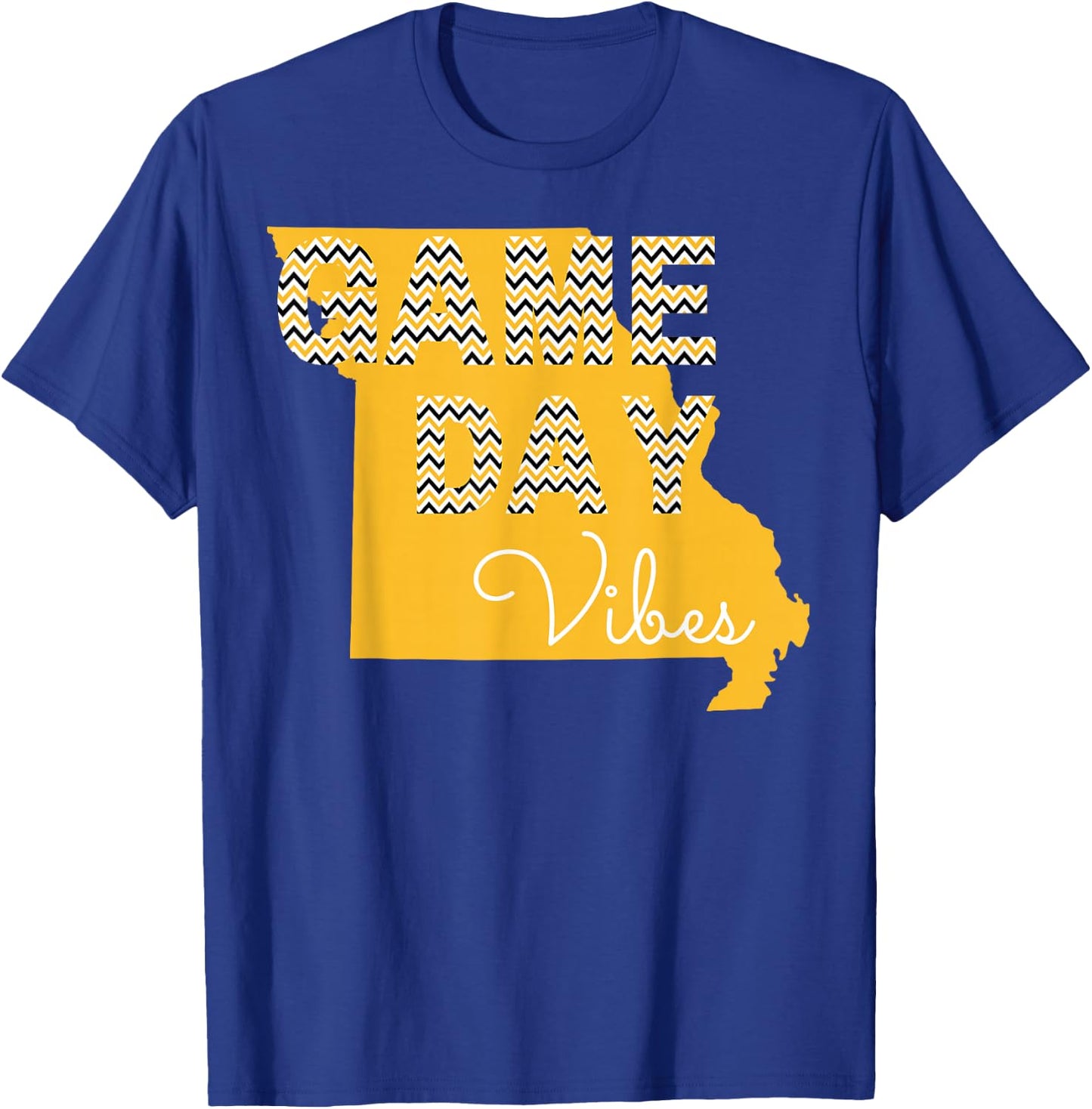 Missouri Football Game Day Vibes Fall Tailgate T-Shirt - T-Shirt | Royal