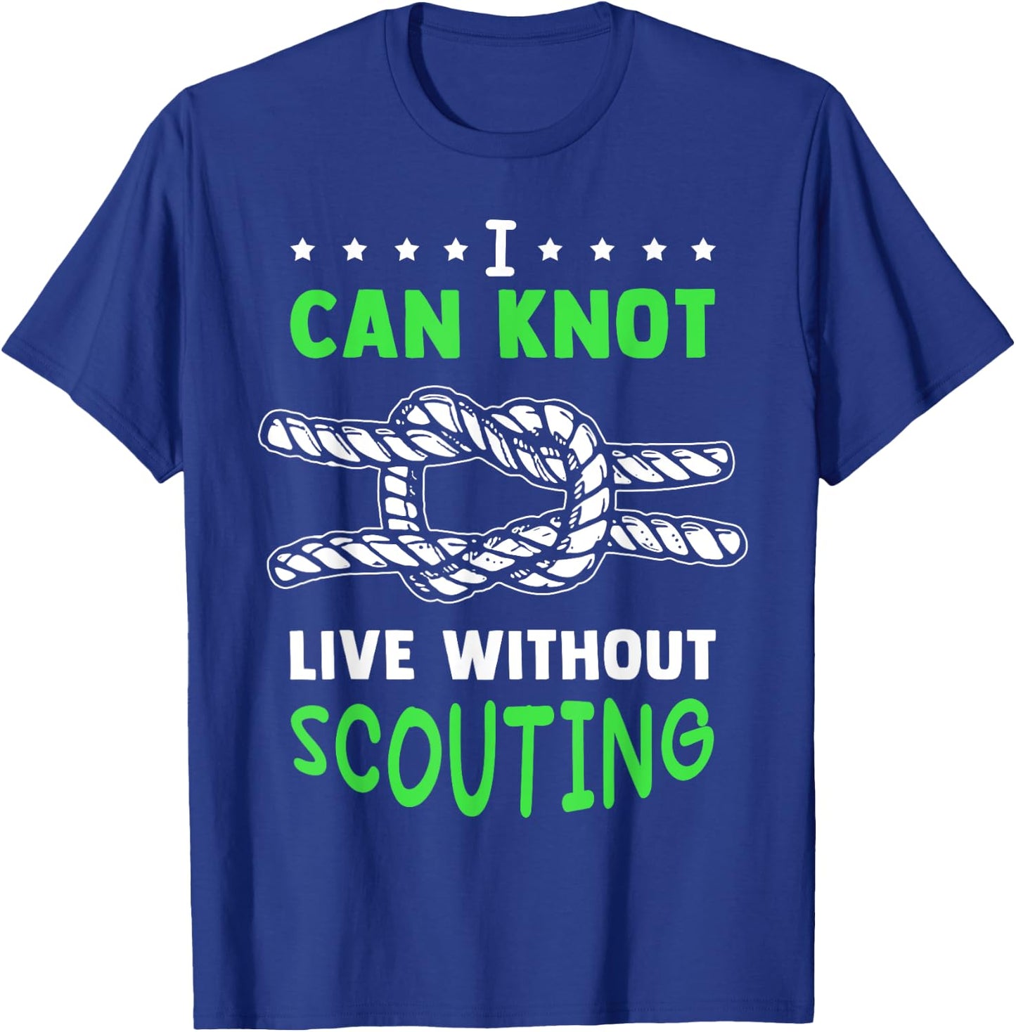 Scout Camp Scout Leader Camping T-Shirt - T-Shirt | Royal