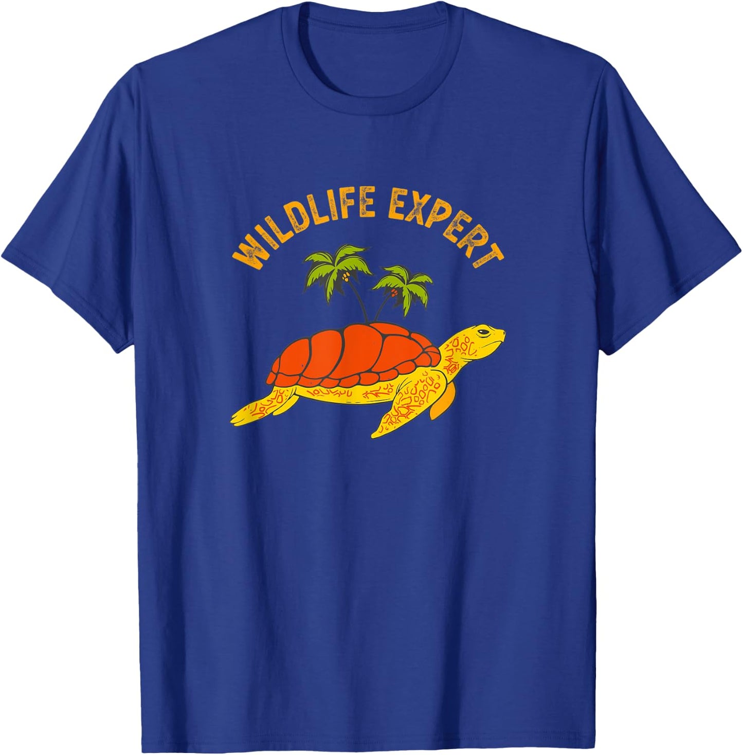 Wildlife Expert Sea Turtles Zoo Keeper Animal Lover Tortoise T-Shirt - T-Shirt | Royal