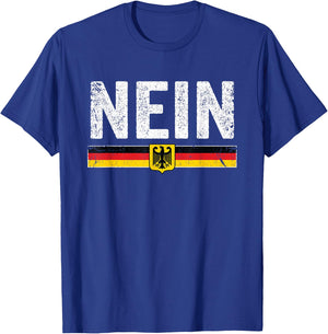 Oktoberfest Nein Shirt Vintage Germany Flag T-Shirt - T-Shirt | Royal