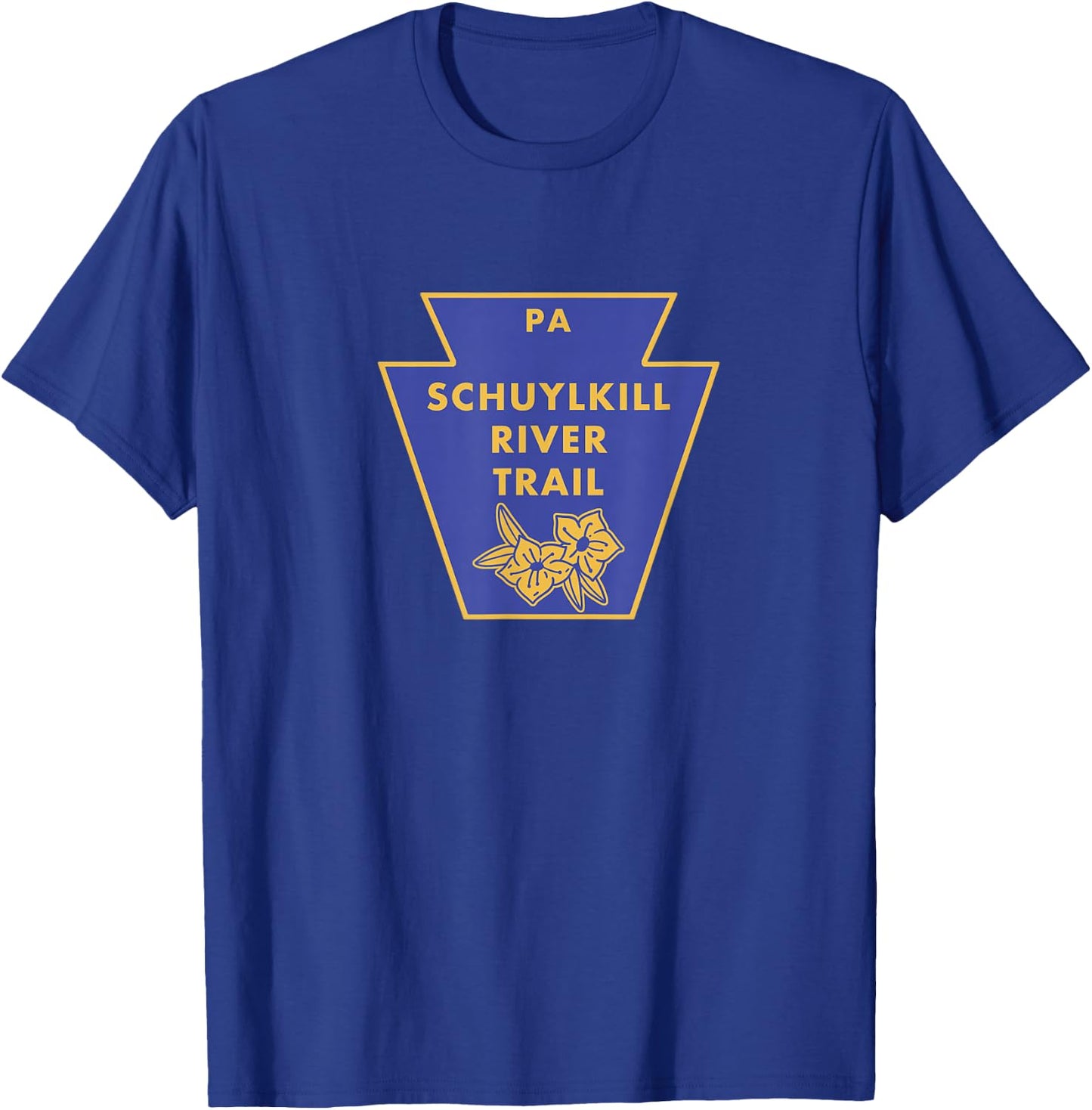 Schuylkill River Trail PA Pennsylvania Keystone Hiking T-Shirt - T-Shirt | Royal