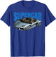Supercar, sports car, muscle car and race car T-Shirt - T-Shirt | Royal