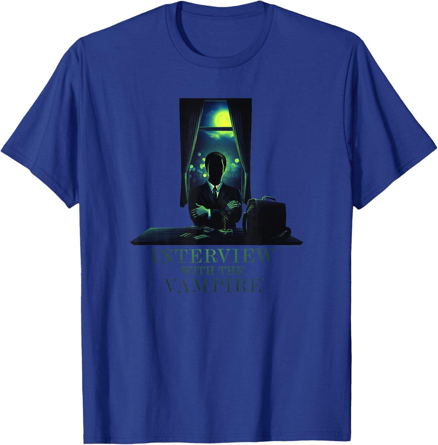 WB100 Interview with The Vampire Louis Midnight Silhouette T-Shirt - T-Shirt | Royal