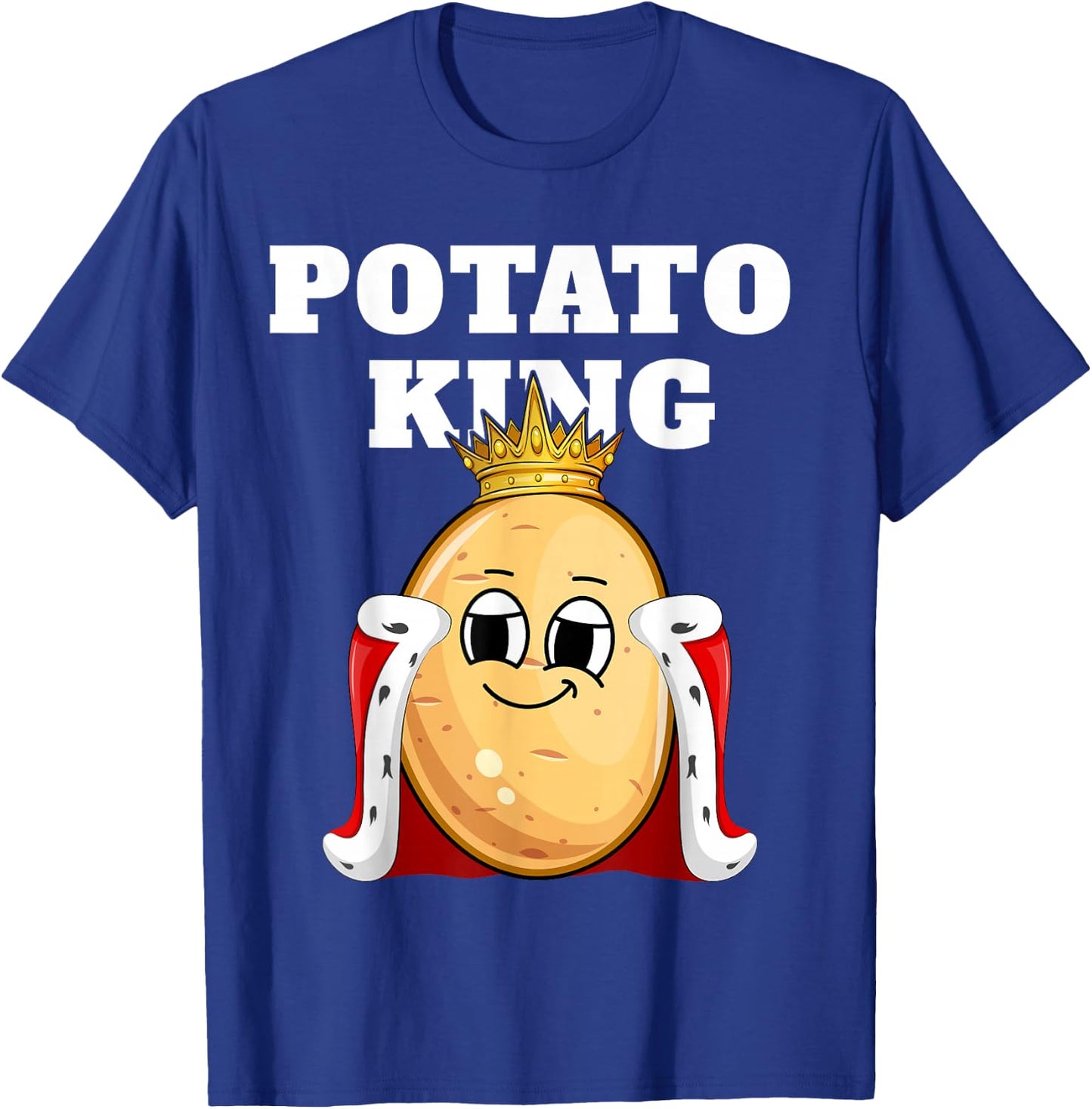 Potato King | Potato Design | Boys Potato T-Shirt - T-Shirt | Royal