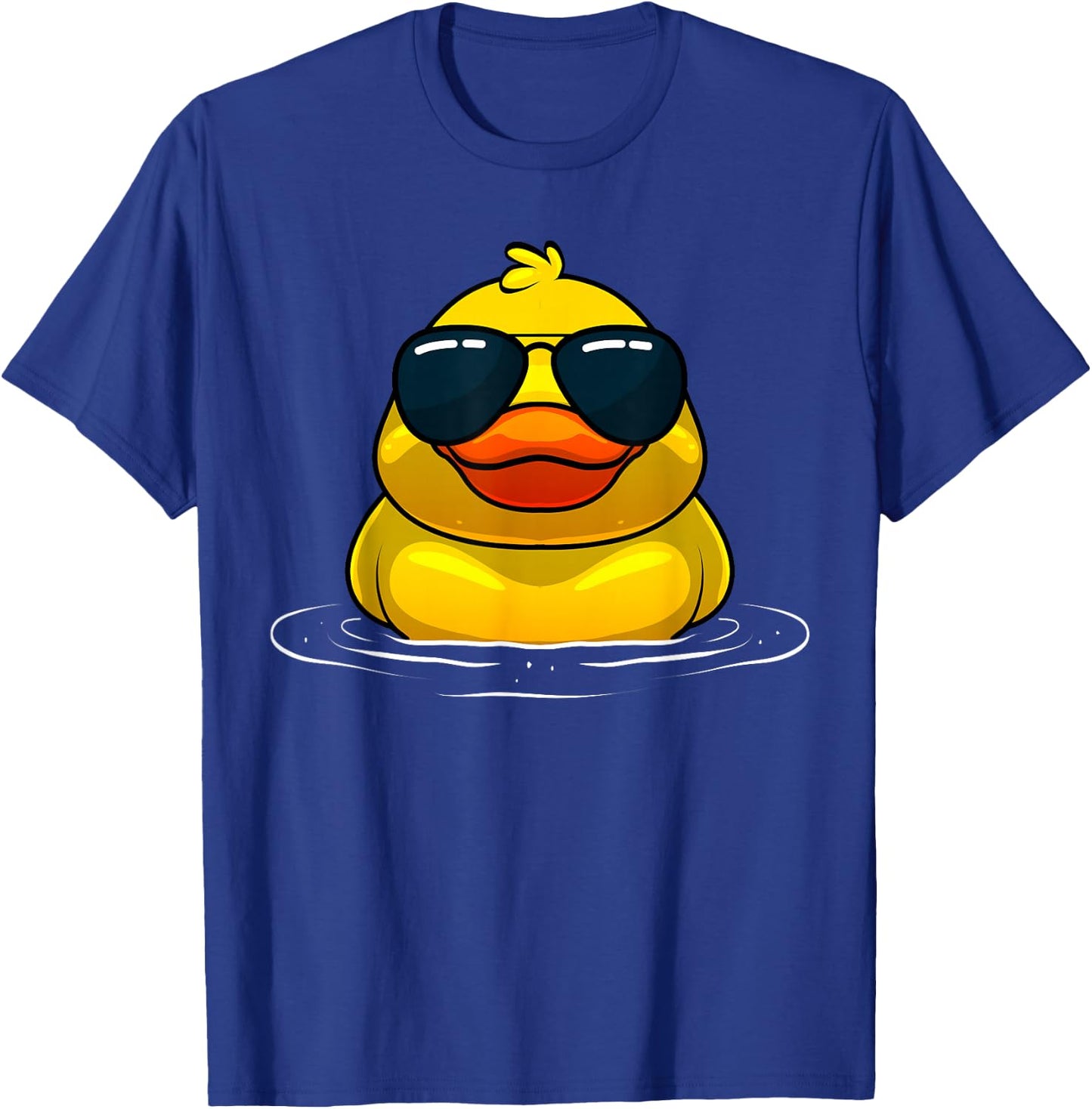 Cool Duck Women Kids Rubber Duck Lovers Sunglasses T-Shirt - T-Shirt | Royal