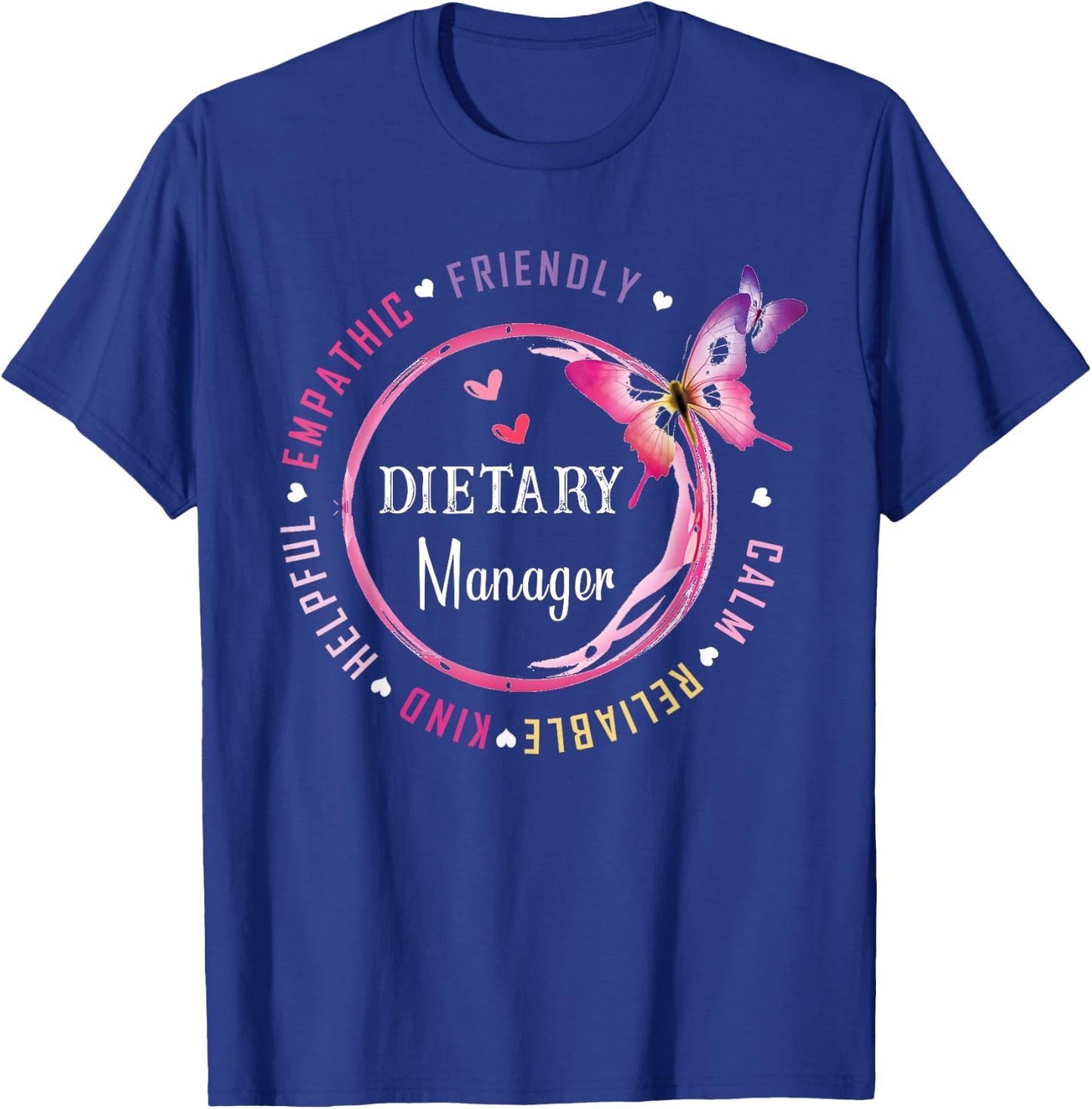 Dietary Manager Appreciation Week Healthcare Dietitian Squad T-Shirt - T-Shirt | Royal