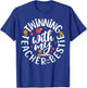 Twin Day Design for Spirit Week Teacher Bestie Matching T-Shirt - T-Shirt | Royal