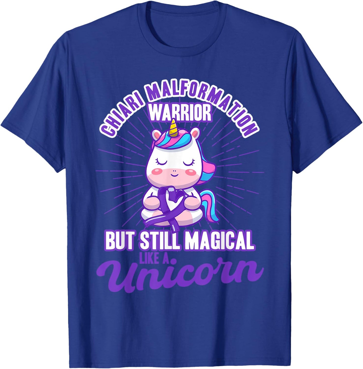 Magical Like A Unicorn Chiari Malformation Awareness T-Shirt - T-Shirt | Royal