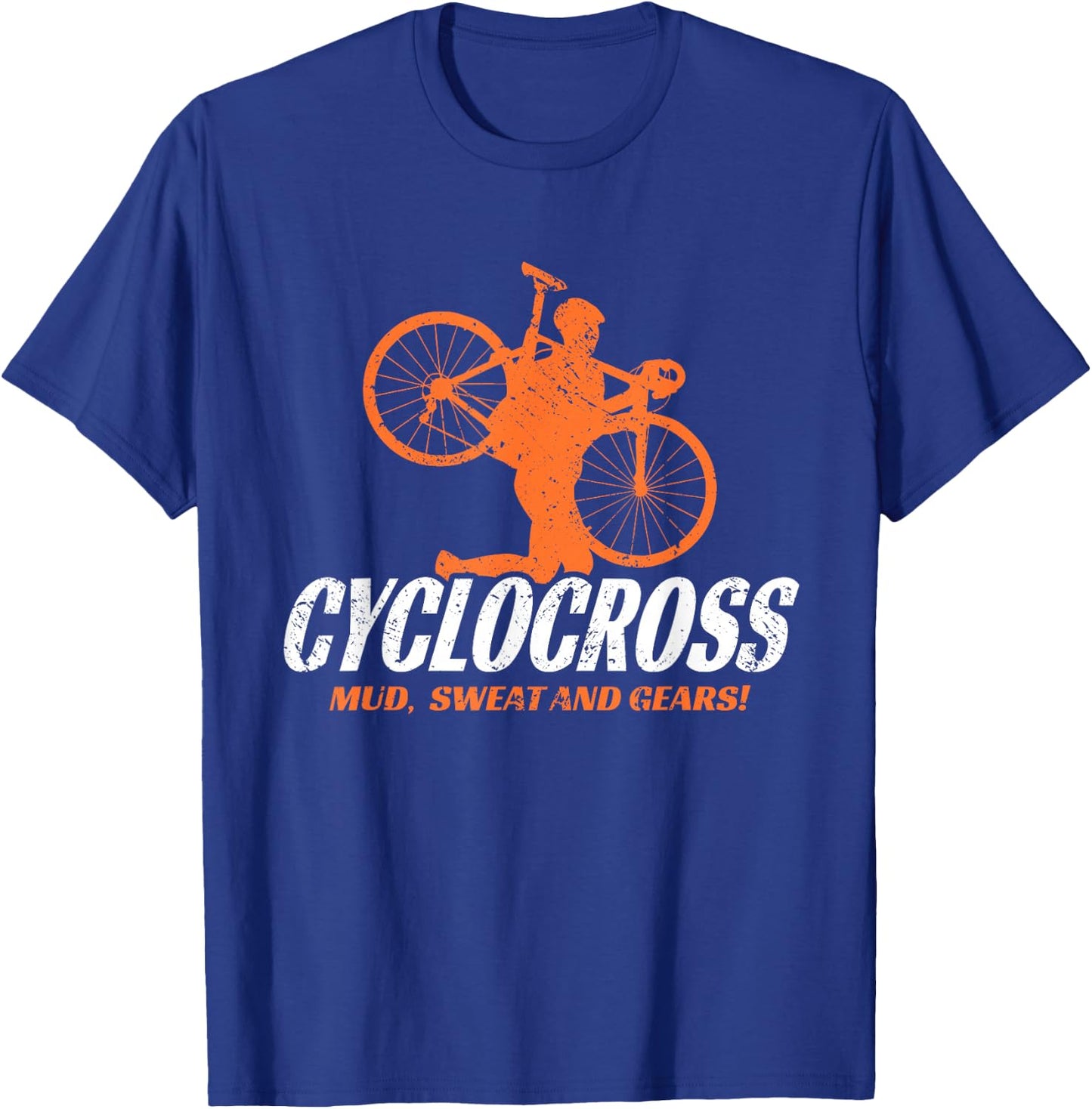 Cyclocross Saying With Cyclocross Bike T-Shirt - T-Shirt | Royal