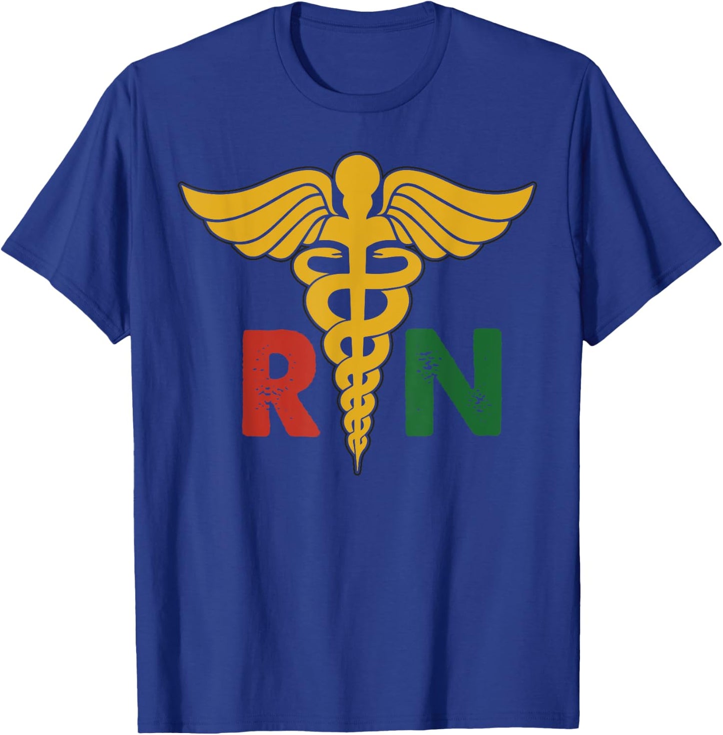 RN Nurse Black History Juneteenth Pride Afro girls African T-Shirt - T-Shirt | Royal
