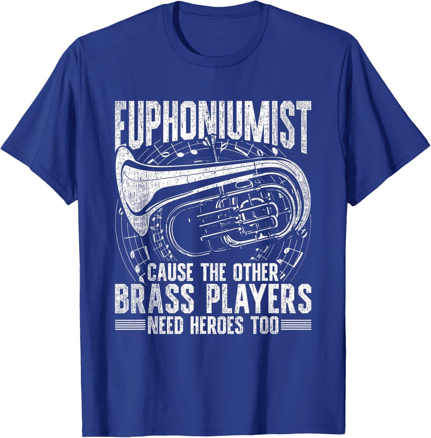 Euphoniumists Woodwind Euphonium Euphoniumist - -Adults, Black, Short Sleeve, Small T-Shirt - T-Shirt | Royal