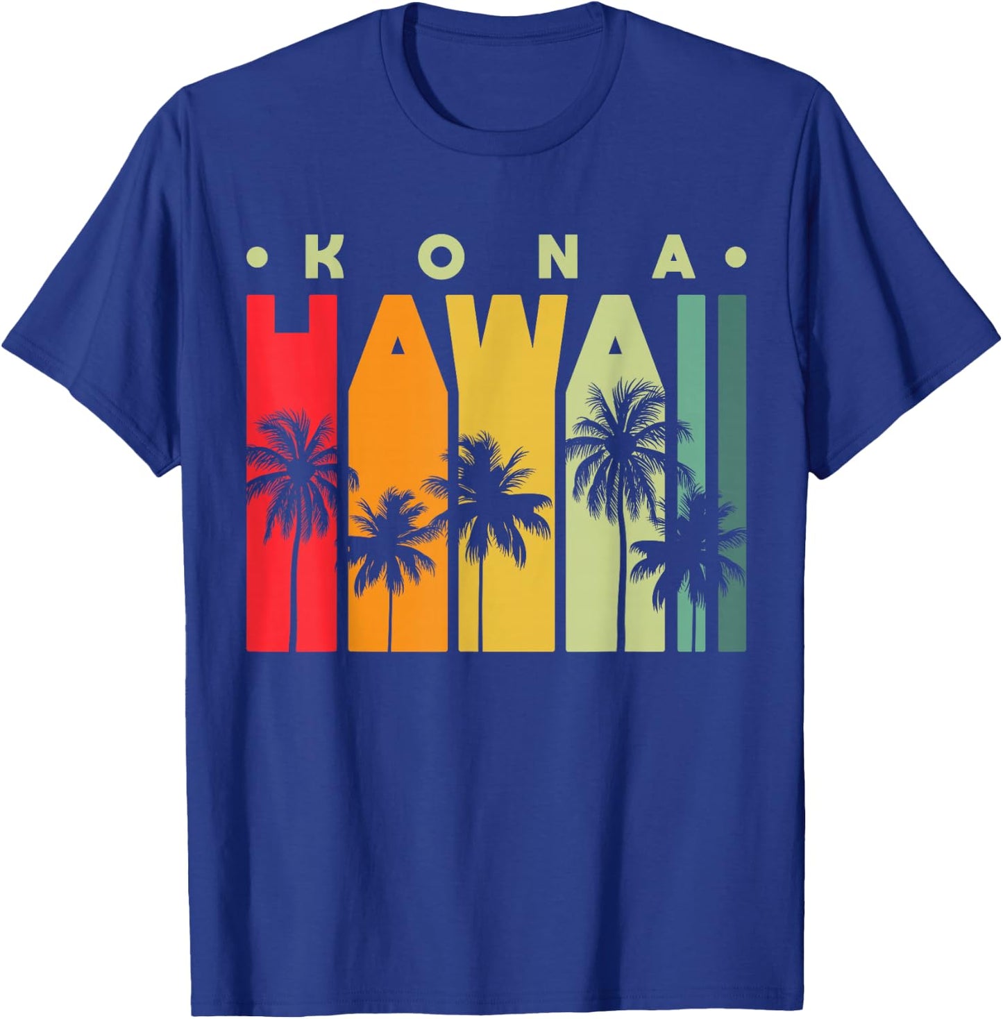 Islands Vintage Souvenir Kona Hawaii T-Shirt - T-Shirt | Royal
