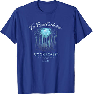 Cook Forest - Cathedral Forest T-Shirt - T-Shirt | Royal