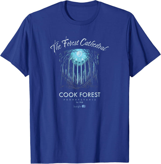 Cook Forest - Cathedral Forest T-Shirt - T-Shirt | Royal