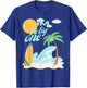 The Big One First Birthday 1st Bday Surfing Family Matching T-Shirt - T-Shirt | Royal