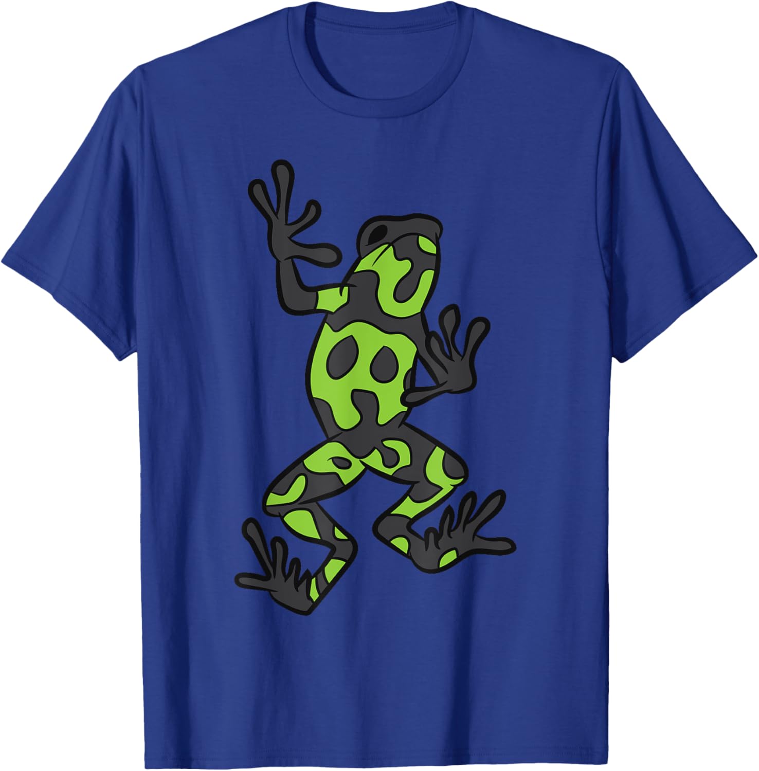 Green And Black Poison Arrow Frog Green Poison Dart Frog T-Shirt - T-Shirt | Royal