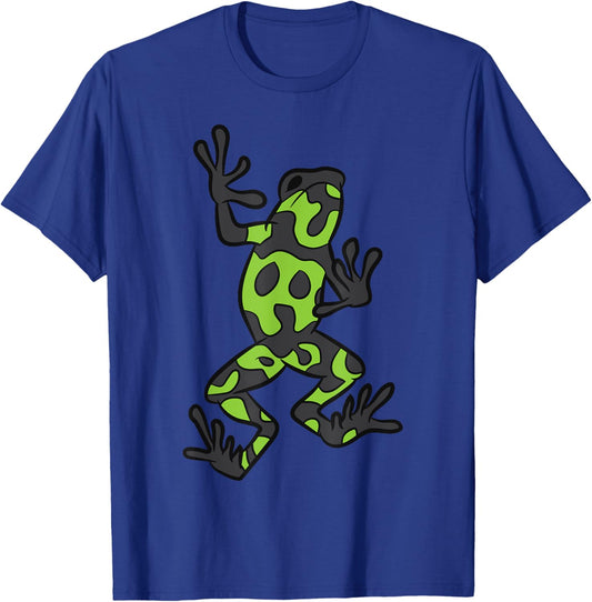 Green And Black Poison Arrow Frog Green Poison Dart Frog T-Shirt - T-Shirt | Royal