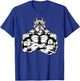 Muscles Pitbull dog lover workout Gym Fitness powerlifter T-Shirt - T-Shirt | Royal