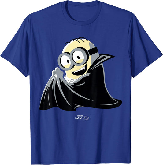 Minions Monsters Dave'acula Halloween T-Shirt - T-Shirt | Royal