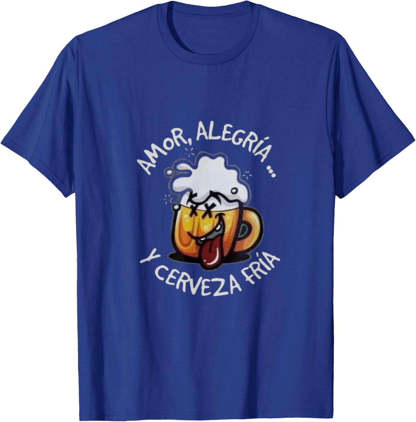 Love, Joy and Cold Beer, Summer 2023 T-Shirt - T-Shirt | Royal